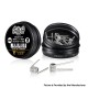 Authentic Thunder Cloud x Coilturd AN RTA Ni80 Pre-Built Coil 3-Core Clapton Coil - 0.35ohm, 28Ga x 3 + 36Ga (10 PCS)