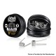 Authentic Thunder Cloud x Coilturd AN RTA Replacement Ni80 Pre-Built Coil 3-Core Clapton Coil - 0.4ohm, 28Ga x 3 + 36Ga (10 PCS)