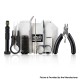Authentic Thunder Cloud Coilturd Pro Tool Kit - Screwdriver, Scissors, Tweezers, Cutters, Coil Jig, Coil Leg Trim Tool