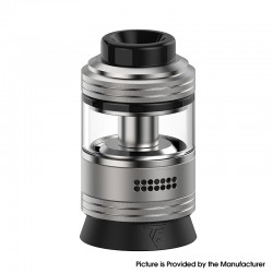 Authentic Thunder Cloud ThunderCloud x Coilturd AN Rebuildable Tank Atomizer RTA - Silver, 3.5ml / 4.5ml, 25mm Diameter