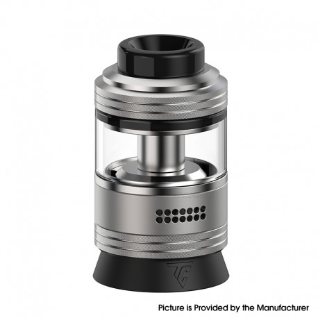 Authentic Thunder Cloud ThunderCloud x Coilturd AN Rebuildable Tank Atomizer RTA - Silver, 3.5ml / 4.5ml, 25mm Diameter