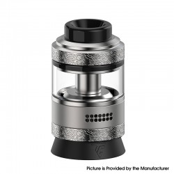 Authentic Thunder Cloud ThunderCloud x Coilturd AN Rebuildable Tank Atomizer RTA - Silver LE, 3.5ml / 4.5ml, 25mm Diameter