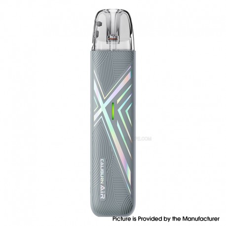 [Ships from Bonded Warehouse] Authentic Uwell Caliburn Air 25W Pod System Kit - Mist Gray, 1000mAh, 3ml, 0.6ohm