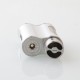 Authentic Ambition Mods Morer 60W SBS Box Mod - Silver, VW 1~60W, 1 x 18500 / 18650