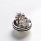 Authentic Yachtvape Claymore RDA Rebuildable Dripping Atomizer w/ BF Pin - Silver + Black, 24mm diameter
