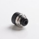 Authentic Yachtvape Claymore RDA Rebuildable Dripping Atomizer w/ BF Pin - Silver + Black, 24mm diameter