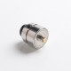 Authentic Yachtvape Claymore RDA Rebuildable Dripping Atomizer w/ BF Pin - Polish Silver, 24mm diameter