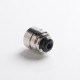 Authentic Yachtvape Claymore RDA Rebuildable Dripping Atomizer w/ BF Pin - Polish Silver, 24mm diameter