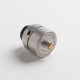 Authentic Yachtvape Claymore RDA Rebuildable Dripping Atomizer w/ BF Pin - Sand Blast Silver, 24mm diameter