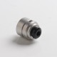 Authentic Yachtvape Claymore RDA Rebuildable Dripping Atomizer w/ BF Pin - Sand Blast Silver, 24mm diameter