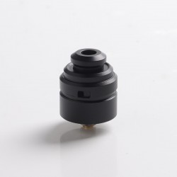 Authentic Yachtvape Claymore RDA Rebuildable Dripping Atomizer w/ BF Pin - Matte Black, 24mm diameter