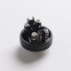 Authentic Yachtvape Claymore RDA Rebuildable Dripping Atomizer w/ BF Pin - Matte Black, 24mm diameter