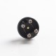 Authentic Yachtvape Claymore RDA Rebuildable Dripping Atomizer w/ BF Pin - Matte Black, 24mm diameter