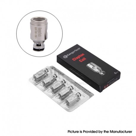 Authentic KangerTech Clapton Coils for Subtank Plus & Mini & Nano & Toptank Nano - 0.5ohm (5 PCS)