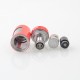 Authentic KangerTech CLTANK 4.0 Sub Ohm Tank Atomizer - Red, 4ml, 0.15ohm / 0.5ohm, 22mm Diameter