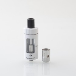 Authentic KangerTech CLTANK 4.0 Sub Ohm Tank Atomizer - White, 4ml, 0.15ohm / 0.5ohm, 22mm Diameter