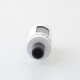 Authentic KangerTech CLTANK 4.0 Sub Ohm Tank Atomizer - White, 4ml, 0.15ohm / 0.5ohm, 22mm Diameter