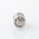 Rekavape Monarchy OST-R Moyard Style MTL RTA Atomizer - Silver, 316SS + PEEK + PCTG, 3.5ml, Air Pin 1.0, 1.2, 1.5, 1.8mm, 22mm