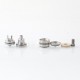 Rekavape Monarchy OST-R Moyard Style MTL RTA Atomizer - Silver, 316SS + PEEK + PCTG, 3.5ml, Air Pin 1.0, 1.2, 1.5, 1.8mm, 22mm