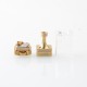 Rekavape 909 DotRBA Style RBA Tank for dotMod dotAIO V1 / V2 Pod - Gold