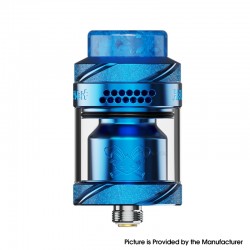 [Ships from Bonded Warehouse] Authentic Hellvape Dead Rabbit Solo 2 RTA Tank Atomizer - Blue, 4ml, 24.5mm