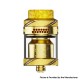 [Ships from Bonded Warehouse] Authentic Hellvape Dead Rabbit Solo 2 RTA Tank Atomizer - Gold, 4ml, 24.5mm