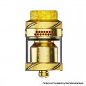 [Ships from Bonded Warehouse] Authentic Hellvape Dead Rabbit Solo 2 RTA Tank Atomizer - Gold, 4ml, 24.5mm
