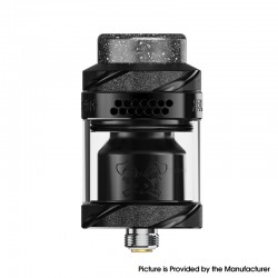 [Ships from Bonded Warehouse] Authentic Hellvape Dead Rabbit Solo 2 RTA Tank Atomizer - Matte Full Black, 4ml, 24.5mm