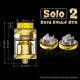 [Ships from Bonded Warehouse] Authentic Hellvape Dead Rabbit Solo 2 RTA Tank Atomizer - Matte Full Black, 4ml, 24.5mm