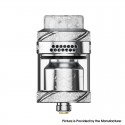 [Ships from Bonded Warehouse] Authentic Hellvape Dead Rabbit Solo 2 RTA Tank Atomizer - Silver, 4ml, 24.5mm