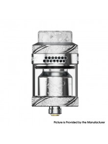 [Ships from Bonded Warehouse] Authentic Hellvape Dead Rabbit Solo 2 RTA Tank Atomizer - Silver, 4ml, 24.5mm