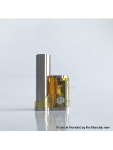 Rekavape 415 Stealth Rikimaru Style Ti DNA60C SBS Box Mod - Brown, Titanium + PEI, VW 1~60W, 1 x 18650, Evolv DNA60C Chipset