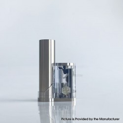 Rekavape 415 Stealth Rikimaru Style Ti DNA60C SBS Box Mod - Translucent, Titanium + PC, VW 1~60W, 1 x 18650, Evolv DNA60C Chip