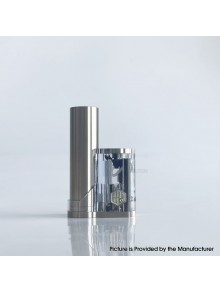 Rekavape 415 Stealth Rikimaru Style Ti DNA60C SBS Box Mod - Translucent, Titanium + PC, VW 1~60W, 1 x 18650, Evolv DNA60C Chip