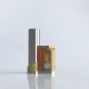 Rekavape 415 Stealth Rikimaru Style Ti DNA60C SBS Box Mod - Matte PEI, Titanium + PEI, VW 1~60W, 1 x 18650, Evolv DNA60C Chipset
