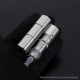 YFTK Pinnacle Colossus Side-by-Side SBS Mechanical Mod - Silver, 1 x 18350 / 18650