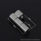 YFTK Pinnacle Colossus Side-by-Side SBS Mechanical Mod - Silver, 1 x 18350 / 18650