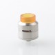 Goon LP Style RDA Rebuildable Dripping Atomizer w/ BF Pin - Silver, Stainless Steel + PEI, 24mm Diameter