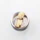 Goon LP Style RDA Rebuildable Dripping Atomizer w/ BF Pin - Silver, Stainless Steel + PEI, 24mm Diameter