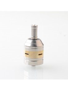 Zenith V3 Style RDA Rebuildable Dripping Atomizer - Silver, Stainless Steel, 26mm Diameter