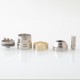 Zenith V3 Style RDA Rebuildable Dripping Atomizer - Silver, Stainless Steel, 26mm Diameter