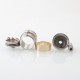 Zenith V3 Style RDA Rebuildable Dripping Atomizer - Silver, Stainless Steel, 26mm Diameter