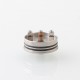 Zenith V3 Style RDA Rebuildable Dripping Atomizer - Silver, Stainless Steel, 26mm Diameter