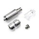 Kayfun Monster V2 Style RTA Rebuildable Tank Atomizer - Silver, Stainless Steel, 22mm Diameter