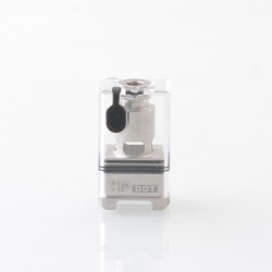 Authentic YFTK VIP-D Film Dot Tank for DotMod dotAIO Mod - Silver, Compatible with 857 + TMD + PNP + GTX Core Coil