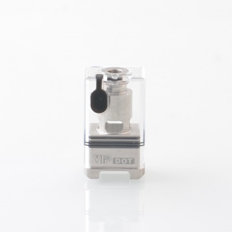 Authentic YFTK VIP-D Film Dot Tank for DotMod dotAIO Mod - Silver, Compatible with 857 + TMD + PNP + GTX Core Coil