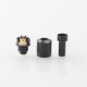 SXK KF Style RBA Bridge for Billet / BB / Boro Tank - Black, 316SS, Airflow: 0~1,8mm
