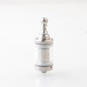 YFTK KF Kayfun Lite Plus Five Pawns Style RTA Rebuildable Tank Atomizer - Silver, 316 Stainless Steel, 2.5ml, 22mm Diameter
