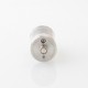 YFTK KF Kayfun Lite Plus Five Pawns Style RTA Rebuildable Tank Atomizer - Silver, 316 Stainless Steel, 2.5ml, 22mm Diameter