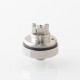YFTK KF Kayfun Lite Plus Five Pawns Style RTA Rebuildable Tank Atomizer - Silver, 316 Stainless Steel, 2.5ml, 22mm Diameter
